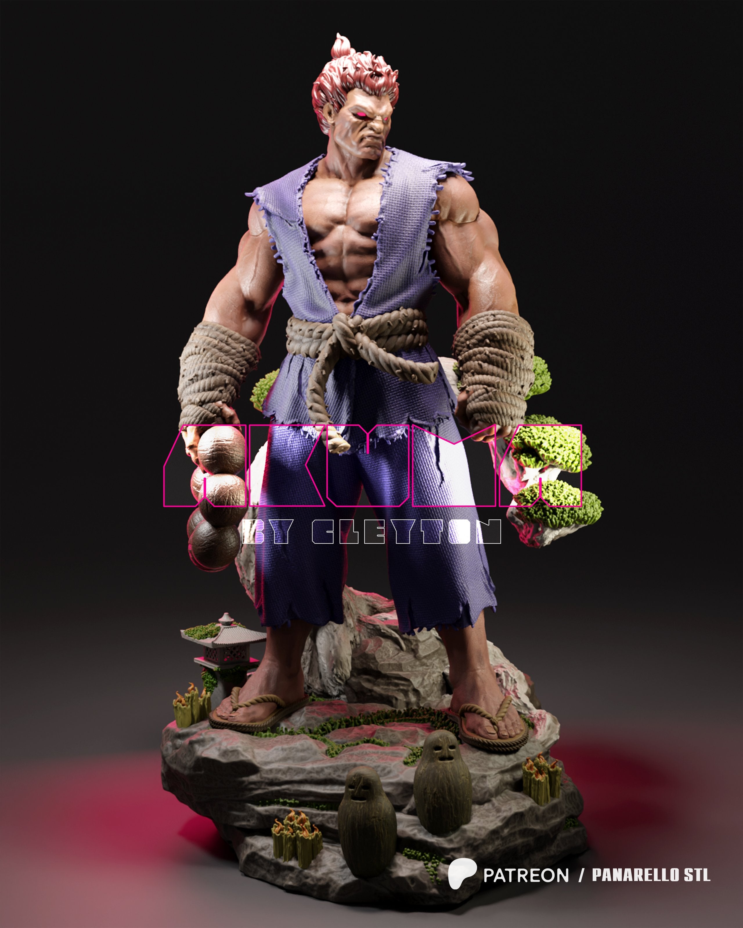 Master of the Fist (1/6 & 1/8 Scale) Tough Resin 3D Resin Figurine by Panarello - Unpainted Figure - RangrezCreations