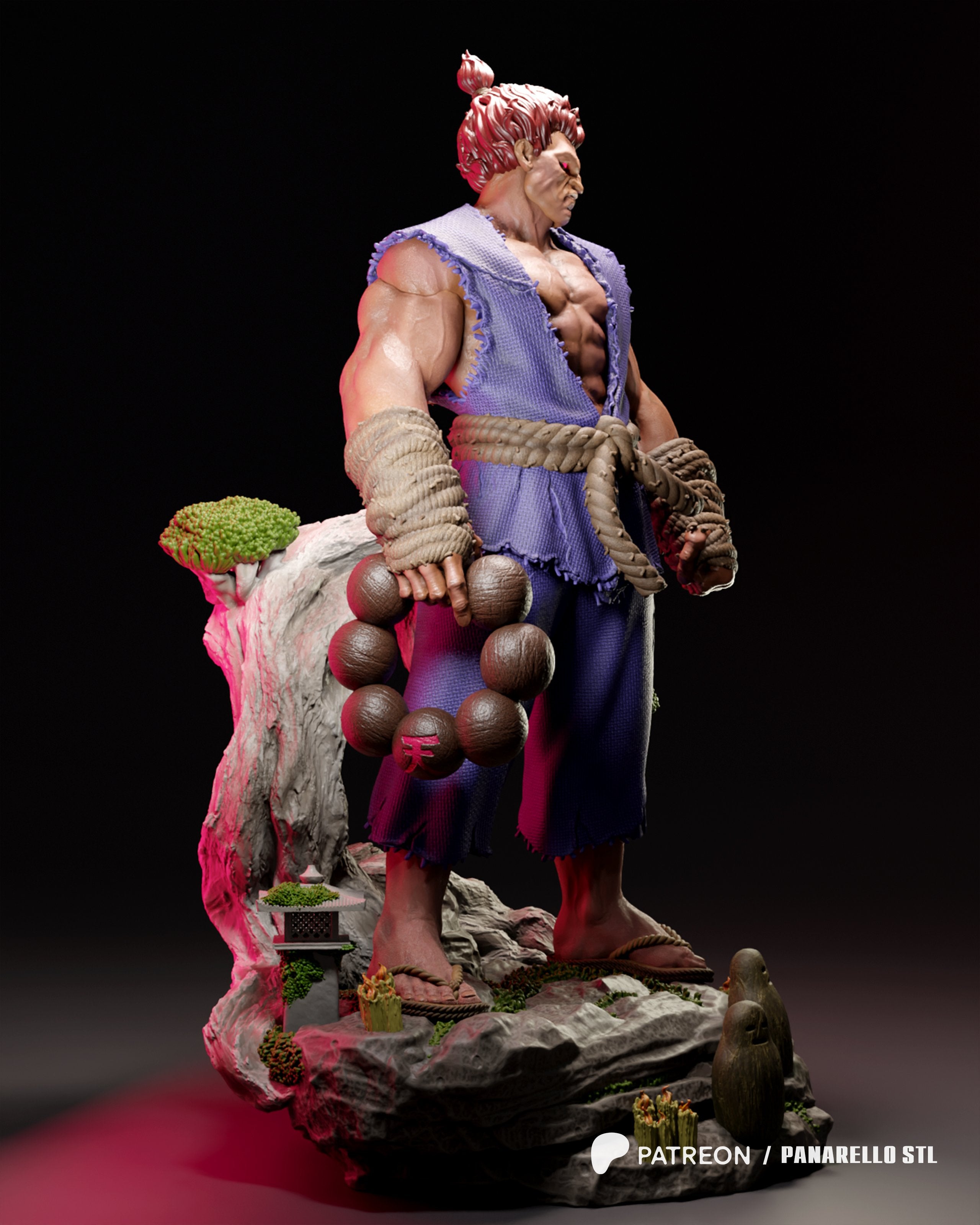 Master of the Fist (1/6 & 1/8 Scale) Tough Resin 3D Resin Figurine by Panarello - Unpainted Figure - RangrezCreations