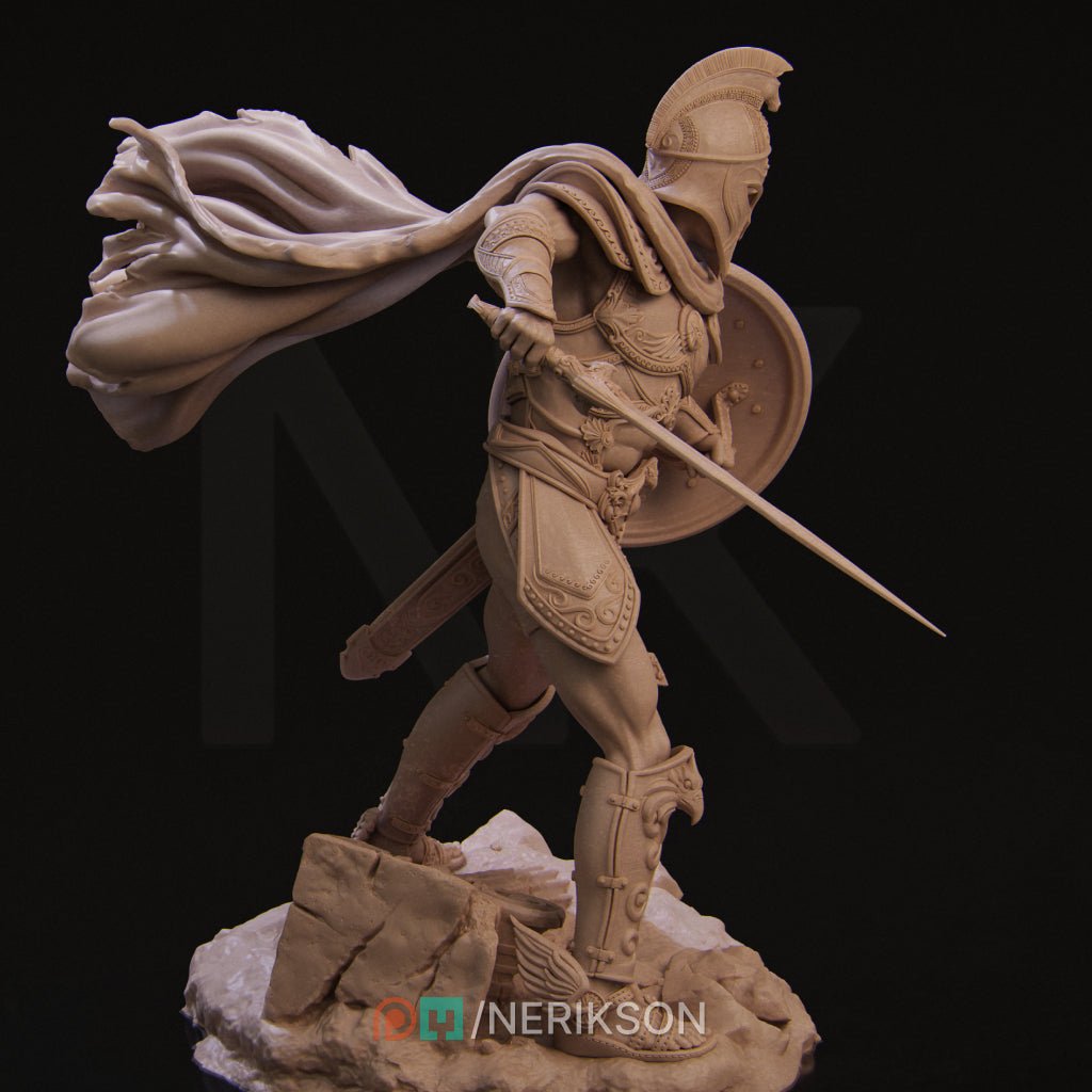 3D Printed Figure - Perseus the Slayer Hero (140mm Scale, 190mm Tall) by Nerikson for Collectors & RPG Fans - Rangrez Creations