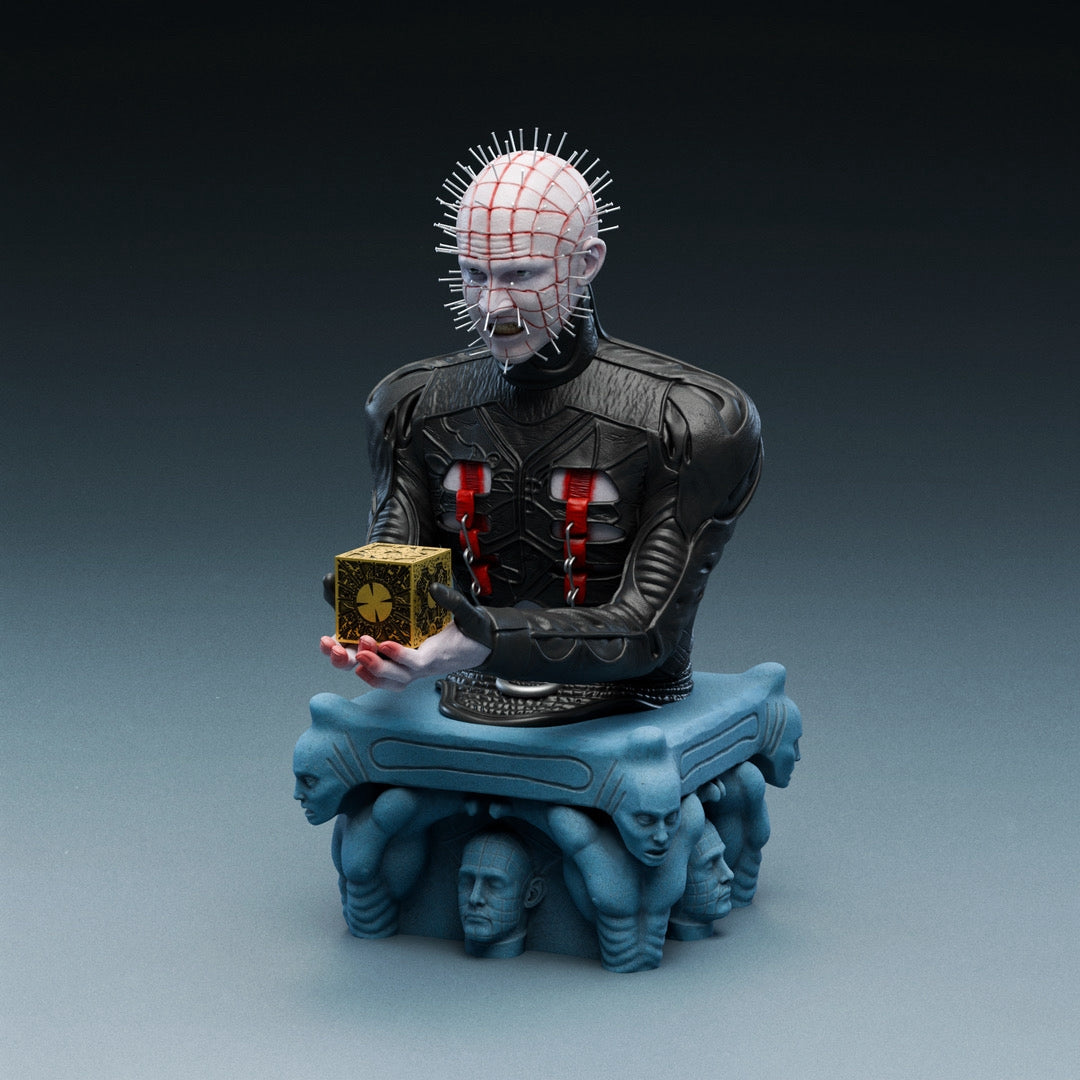 Pinhead - Iconic Horror Figure with Puzzle Box 1/6 Scale Model by Nice X Collectibles