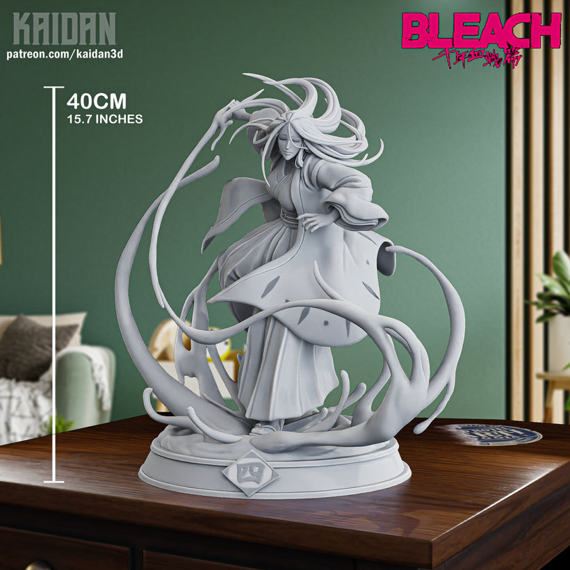 Powerful Bankai Swordswoman - First Kenpachi - Tough Resin 1/6 Scale and 1/8th scale 3D Resin Model by Kaidan- RangrezModels