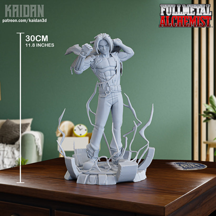 Alchemist with Automail Arm - Tough Resin 1/6 Scale and 1/8th scale 3D Resin Model by Kaidan- RangrezModels