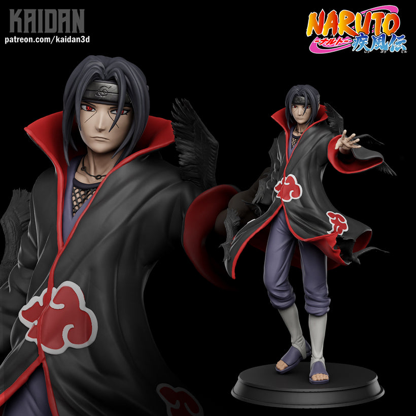 Legendary Uchiha with  Susanoo & Amaterasu 3D Printed Model- Tough Resin 1/6 Scale and 1/8th scale 3D Resin Model by Kaidan- RangrezModels