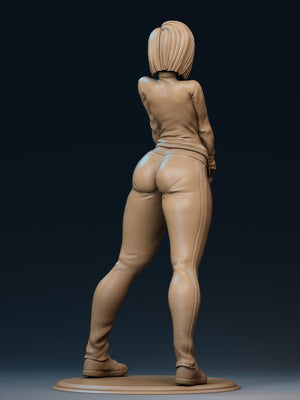 Android Female Fighter Anime Model - CA3D Studios | 1/6 Scale ABS - Like Tough Resin SFW and NSFW Model kit| Highly Detailed Model Kit - Rangrez Creations