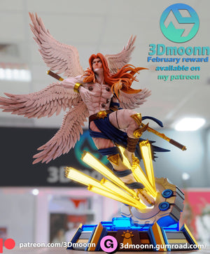 Angemon - Celestial Guardian Figure - 1/6 Scale Unpainted 3D Printed Model by 3Dmoonn - Rangrez Creations - Rangrez Creations