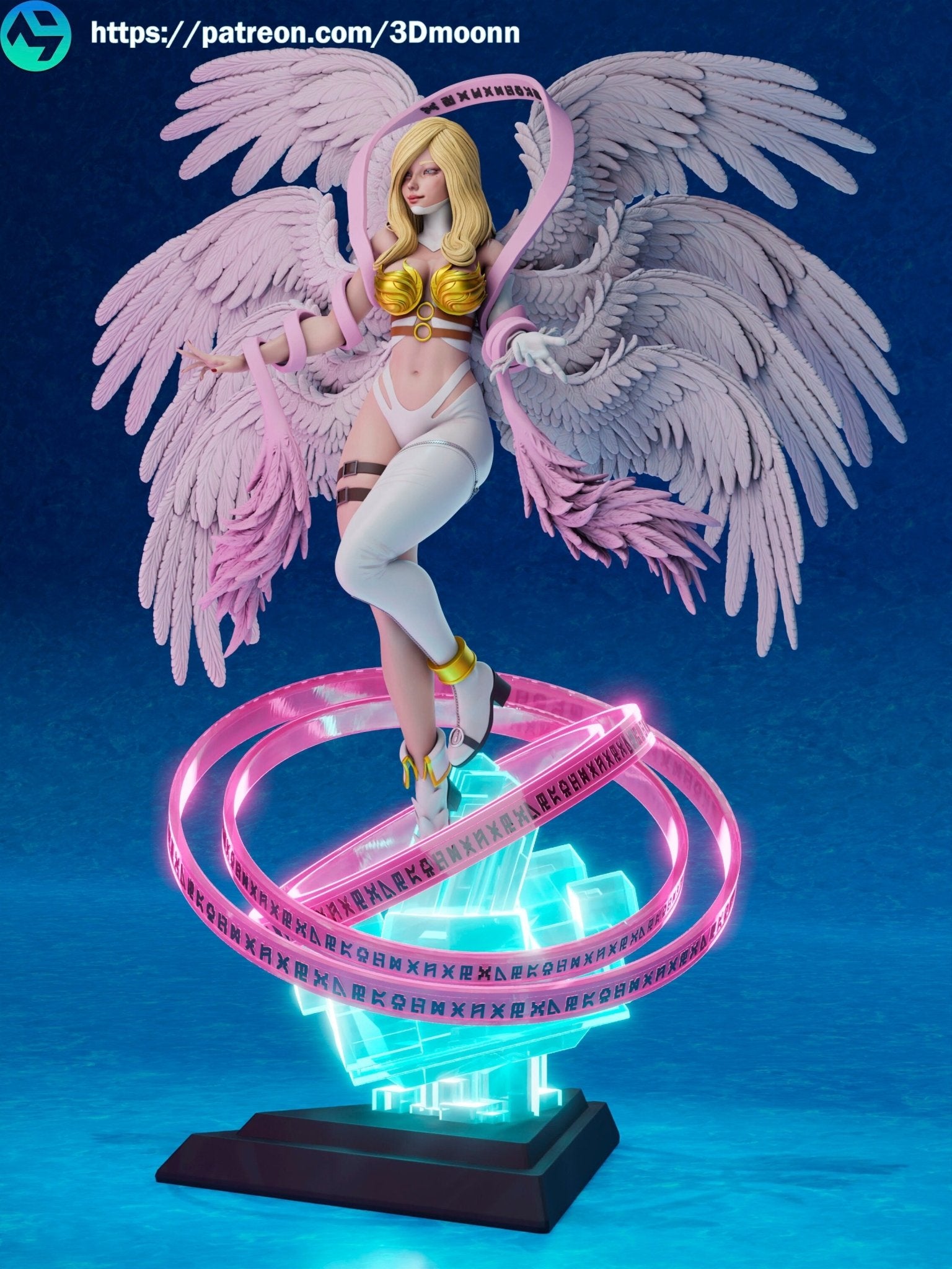 Angewomon 3D Resin 1/6 Scale Model by 3Dmoonn - UNPAINTED Figure - Rangrez Creations - Rangrez Creations