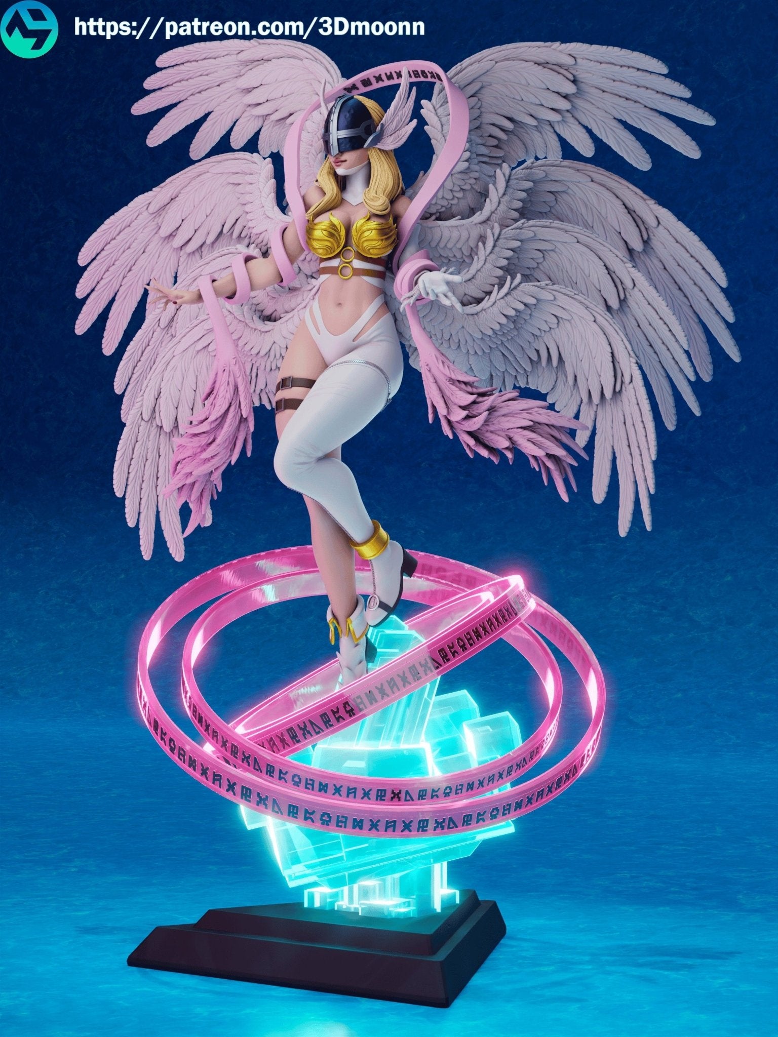 Angewomon 3D Resin 1/6 Scale Model by 3Dmoonn - UNPAINTED Figure - Rangrez Creations - Rangrez Creations