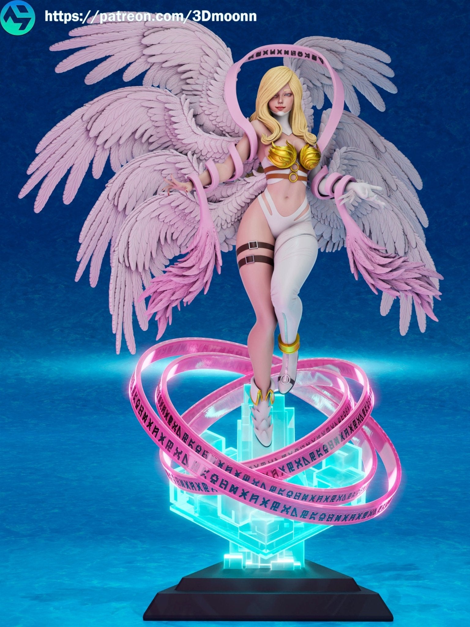 Angewomon 3D Resin 1/6 Scale Model by 3Dmoonn - UNPAINTED Figure - Rangrez Creations - Rangrez Creations