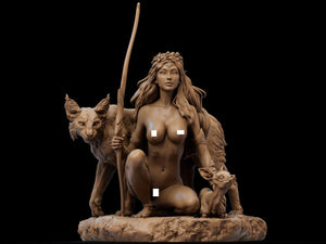 Artemis, Goddess of the Hunt - Greek Mythos - CA3D Studios | 1/6 Scale ABS - Like Tough Resin Model kit| Highly Detailed Collectible Model Kit - Rangrez Creations