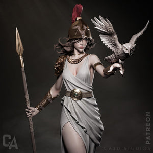 Athena - Greek Goddess Figure - CA3D Studios | 1/6 Scale ABS - Like Tough Resin SFW and NSFW Model kit| Highly Detailed Collectible Model Kit - Rangrez Creations