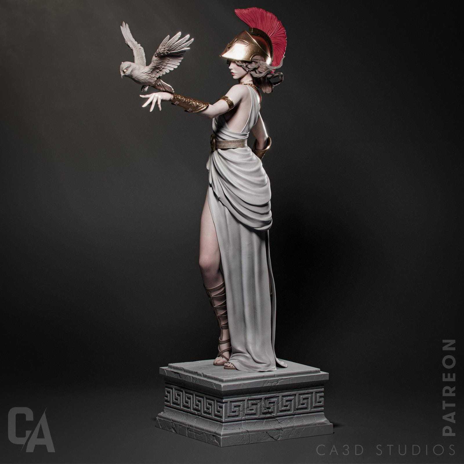 Athena - Greek Goddess Figure - CA3D Studios | 1/6 Scale ABS - Like Tough Resin SFW and NSFW Model kit| Highly Detailed Collectible Model Kit - Rangrez Creations