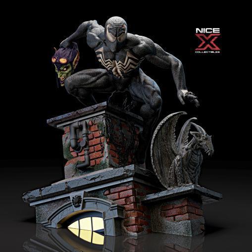 Spider Hero Symbiote Suit  | Tough Resin 1/6 and 1/8 Scale - Resin Model Kit by Nice X Collectibles (Copy)