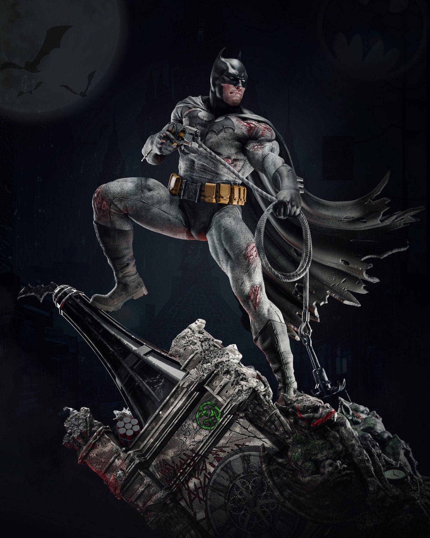 Bat Hero - Night Guardian Model Kit - 1/8 Scale High - Quality Tough Resin by Zez Studios - Rangrez Creations - Rangrez Creations