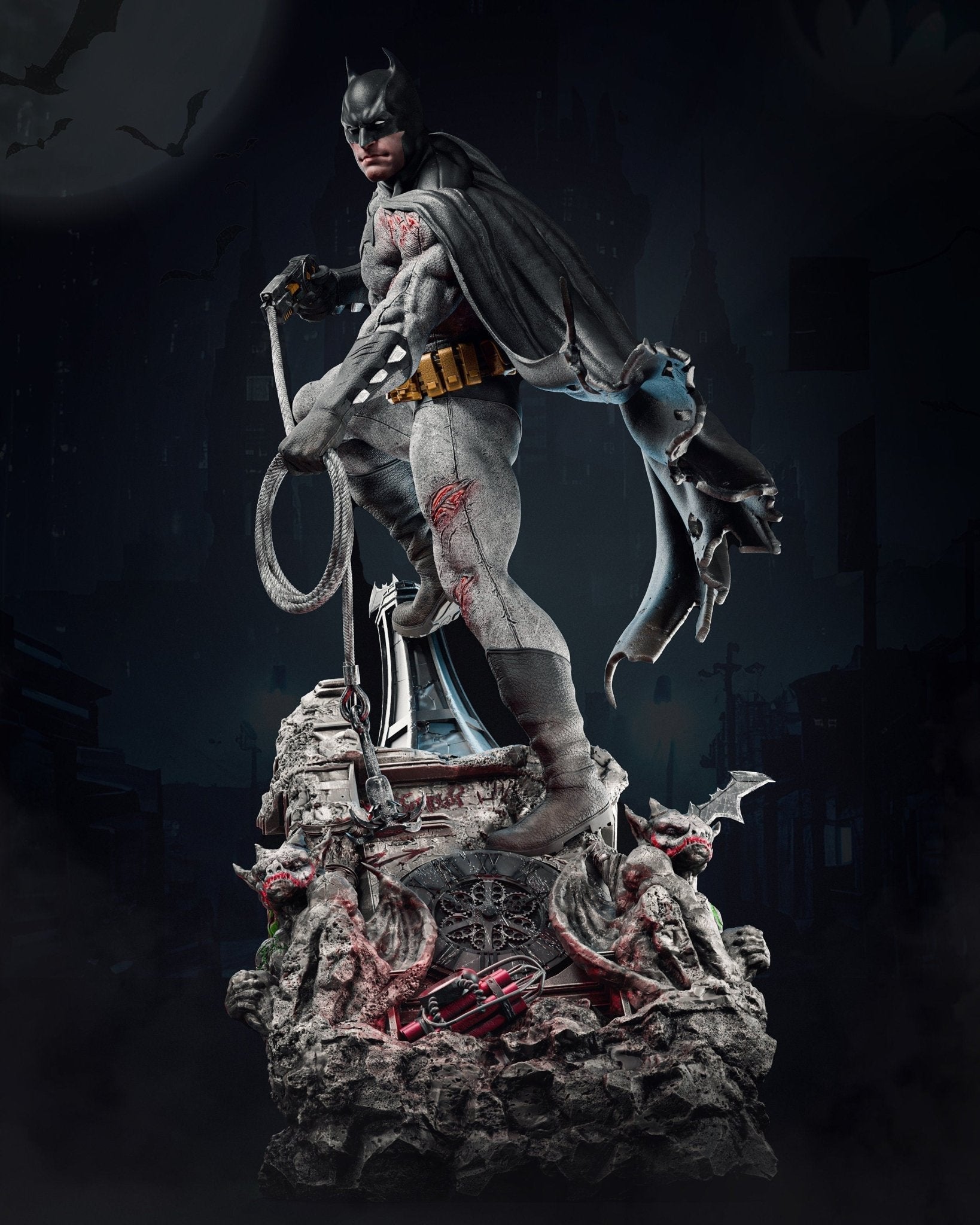 Bat Hero - Night Guardian Model Kit - 1/8 Scale High - Quality Tough Resin by Zez Studios - Rangrez Creations - Rangrez Creations