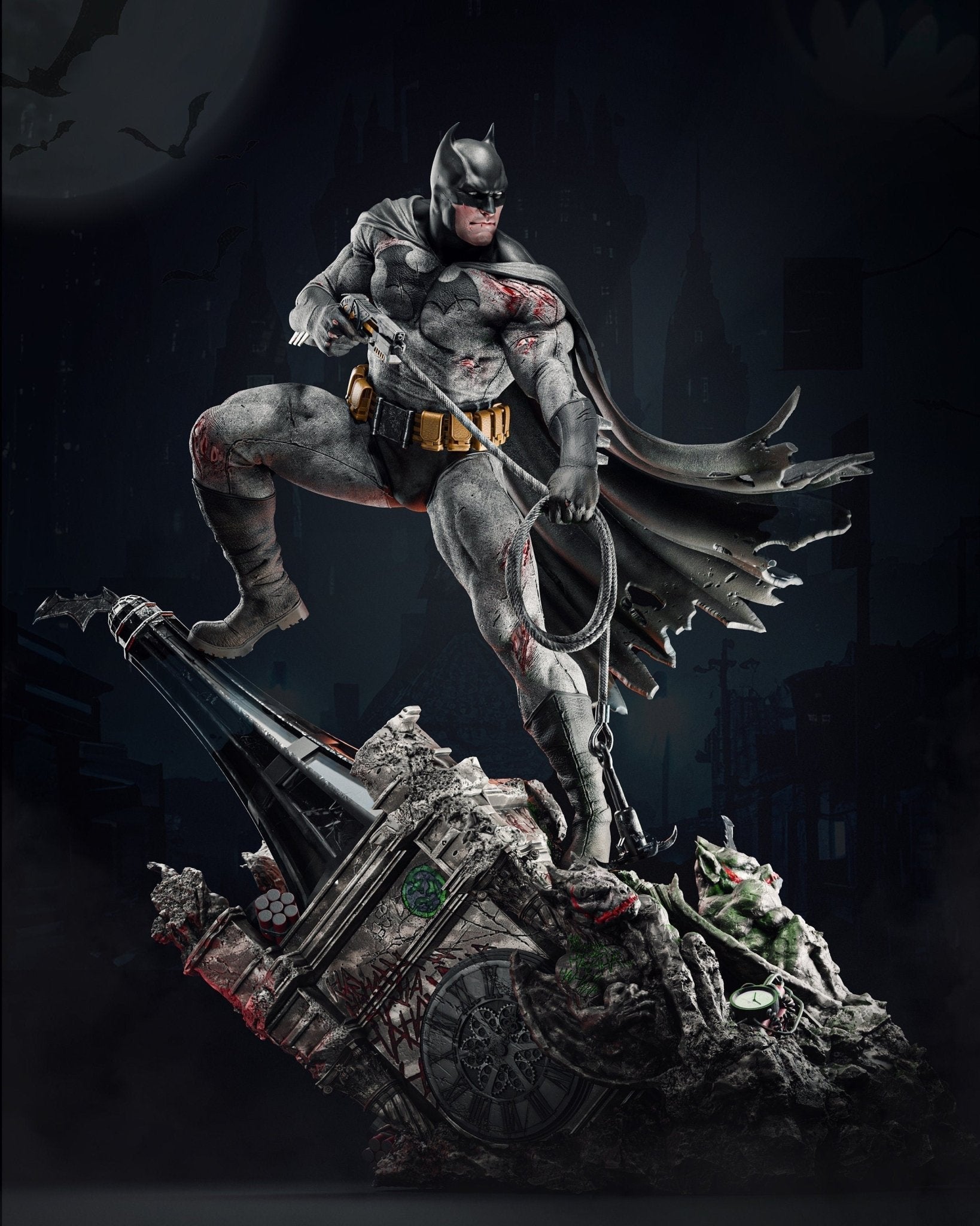 Bat Hero - Night Guardian Model Kit - 1/8 Scale High - Quality Tough Resin by Zez Studios - Rangrez Creations - Rangrez Creations