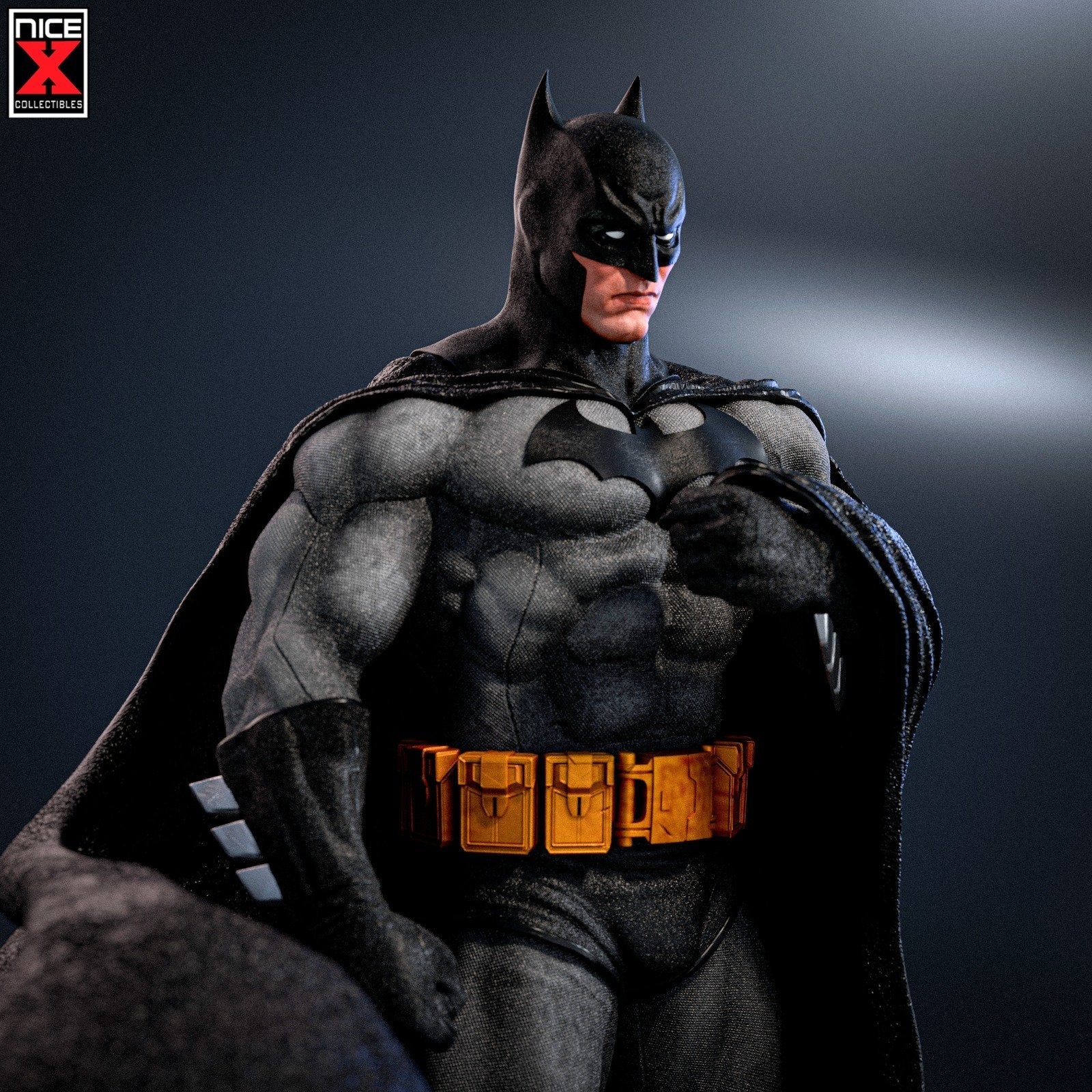 Bat hero paying respect diorama Model Kit | Tough Resin 1/6 Scale 3D High Quality - Resin Model Kit by Nice X Collectibles - RangrezModels - Rangrez Creations