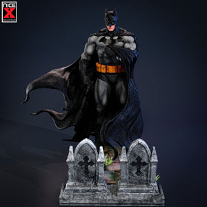 Bat hero paying respect diorama Model Kit | Tough Resin 1/6 Scale 3D High Quality - Resin Model Kit by Nice X Collectibles - RangrezModels - Rangrez Creations