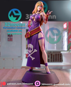 B.jennet - King of fighter - Tough Resin 1/6 Scale 3D Resin Model by 3dmoonn - RangrezModels - Rangrez Creations