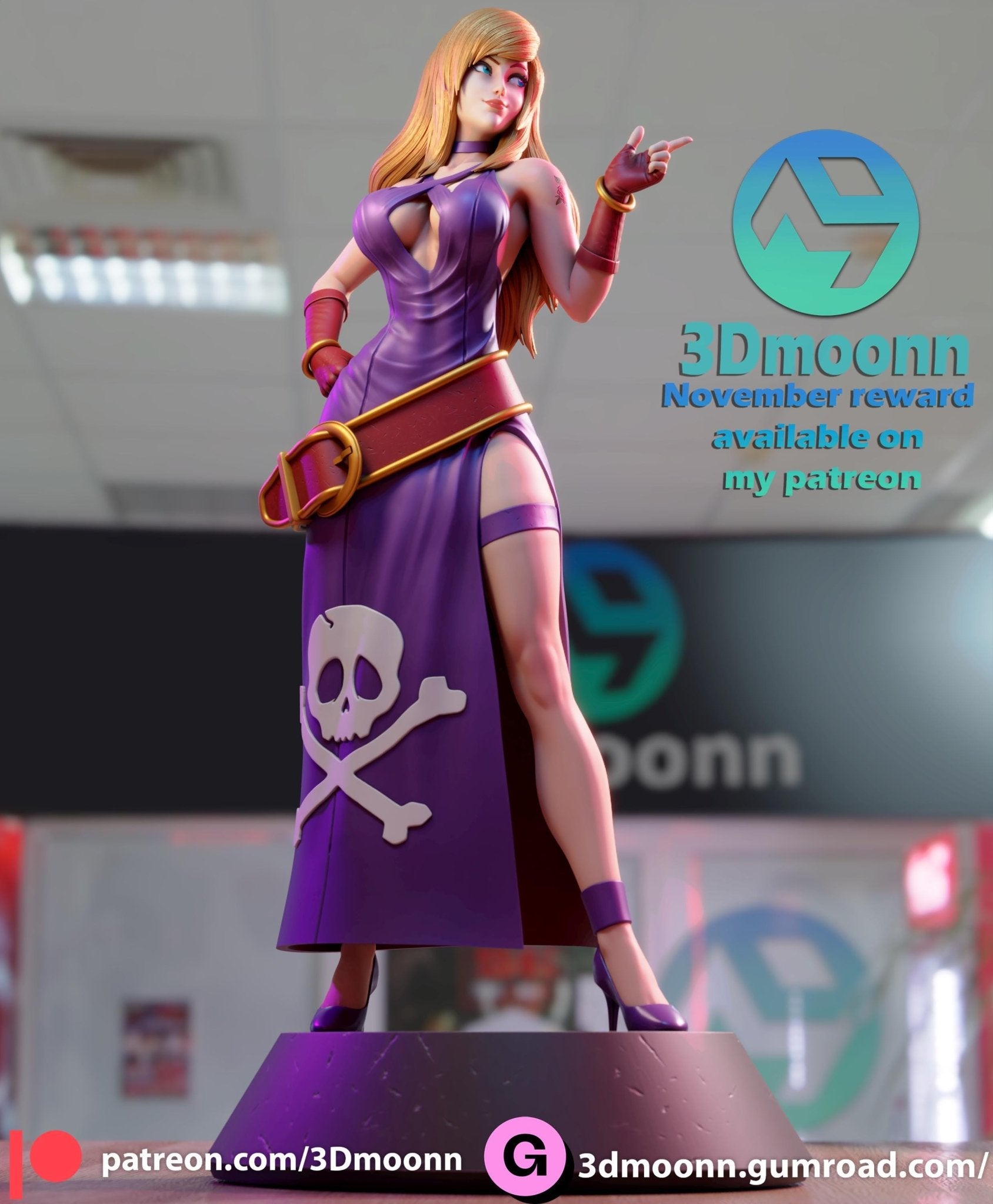 B.jennet - King of fighter - Tough Resin 1/6 Scale 3D Resin Model by 3dmoonn - RangrezModels - Rangrez Creations