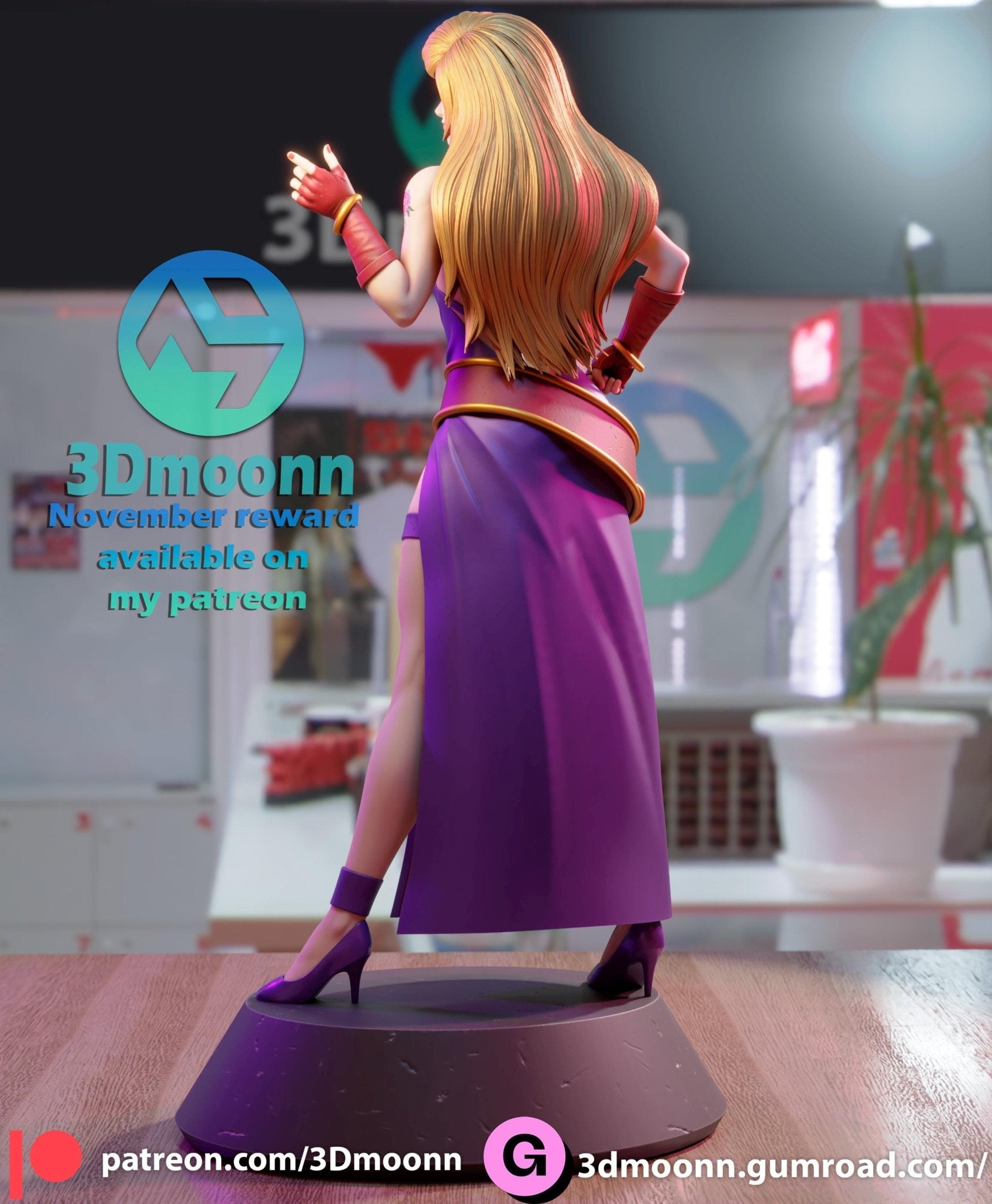 B.jennet - King of fighter - Tough Resin 1/6 Scale 3D Resin Model by 3dmoonn - RangrezModels - Rangrez Creations