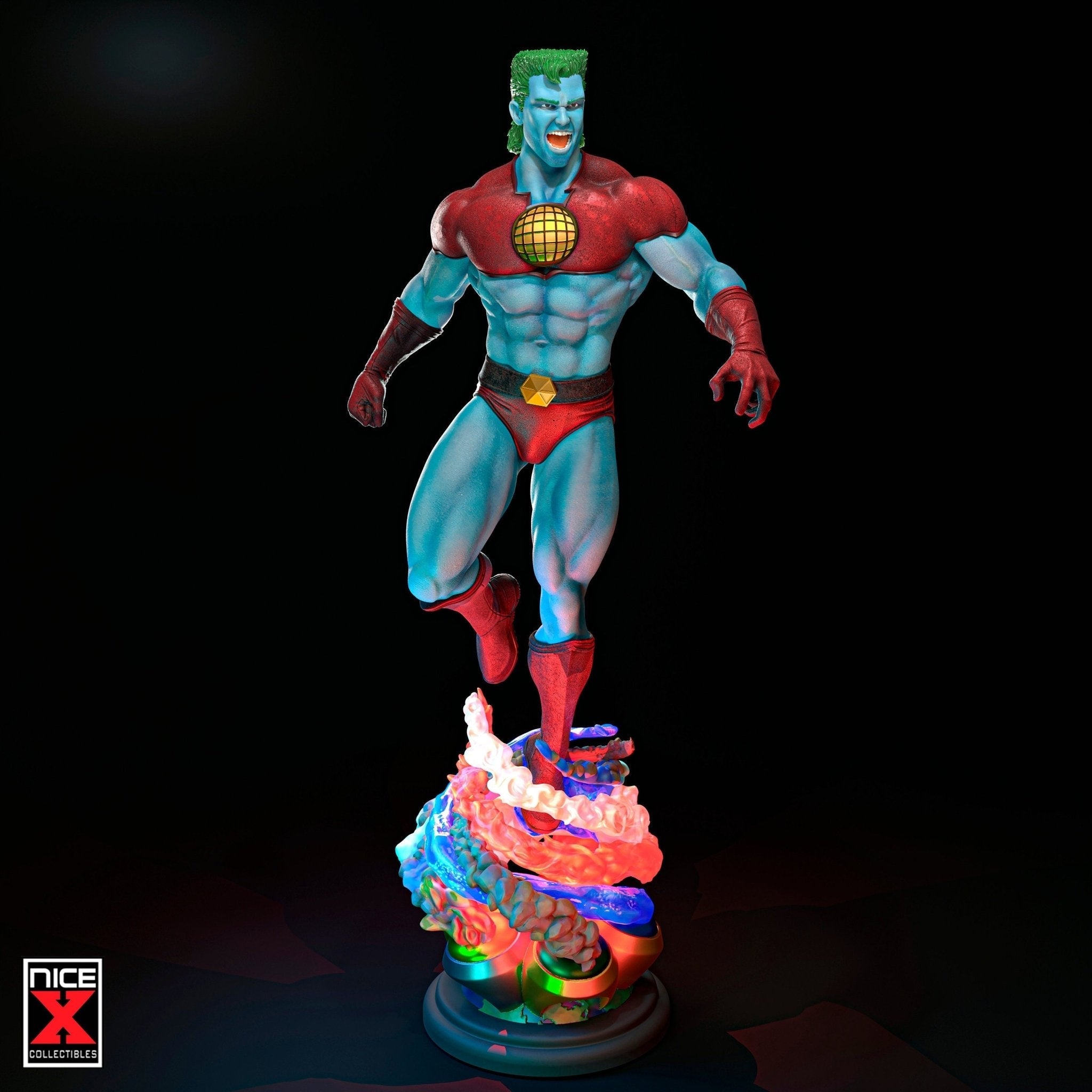 Captain Planet - Eco - Warrior 3D Model Kit 1/6th Scale - Tough Resin Collectible by Nice X Collectibles - Rangrez Creations - Rangrez Creations