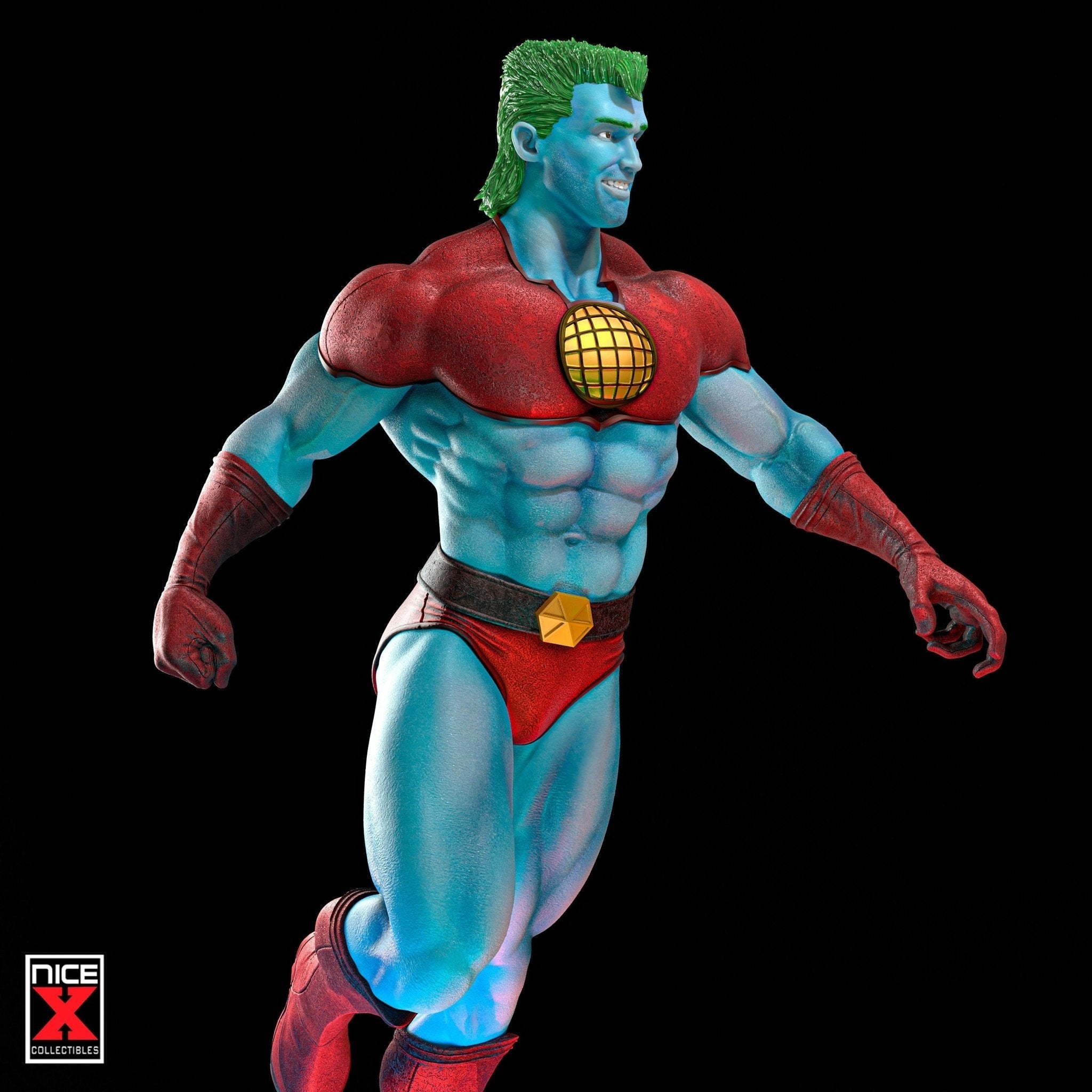 Captain Planet - Eco - Warrior 3D Model Kit 1/6th Scale - Tough Resin Collectible by Nice X Collectibles - Rangrez Creations - Rangrez Creations