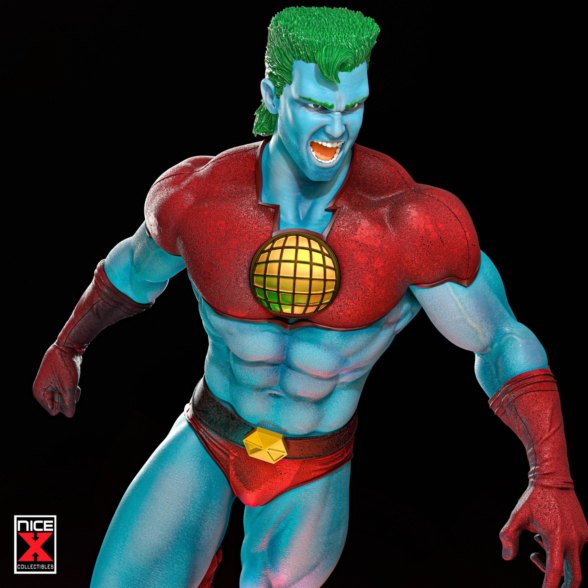 Captain Planet - Eco - Warrior 3D Model Kit 1/6th Scale - Tough Resin Collectible by Nice X Collectibles - Rangrez Creations - Rangrez Creations