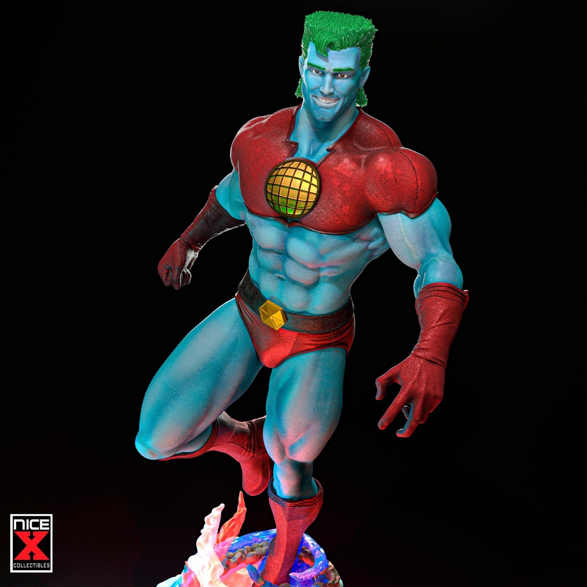 Captain Planet - Eco - Warrior 3D Model Kit 1/6th Scale - Tough Resin Collectible by Nice X Collectibles - Rangrez Creations - Rangrez Creations