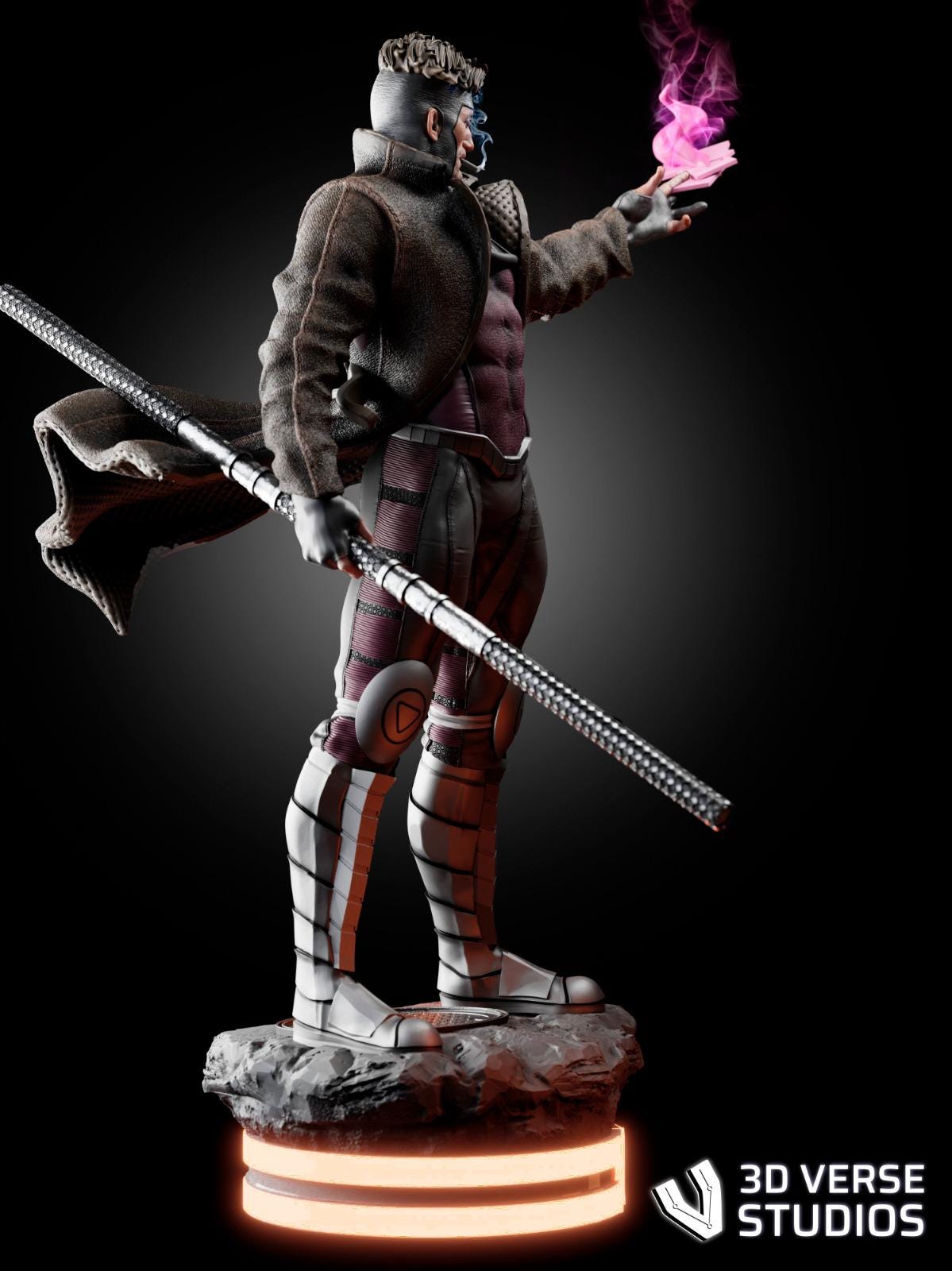 Card Wielding Kinetic Mutant - CA3D Studios | 1/6 Scale ABS - Like Tough Resin SFW Model kit| Highly Detailed Collectible Model Kit - Rangrez Creations