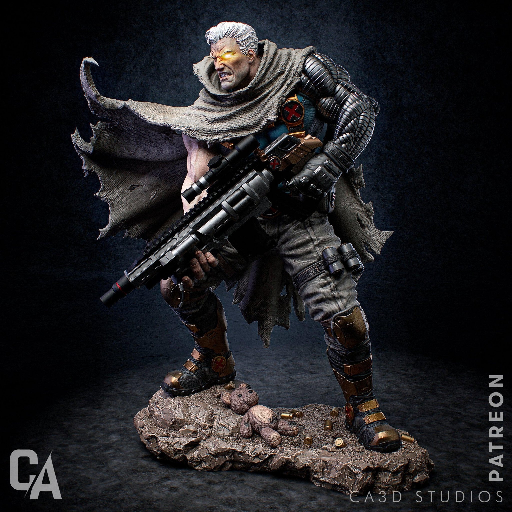 Cyborg Veteran Mutant from Future - CA3D Studios | 1/6 Scale ABS - Like Tough Resin Model | Highly Detailed Collectible Figure - Rangrez Creations