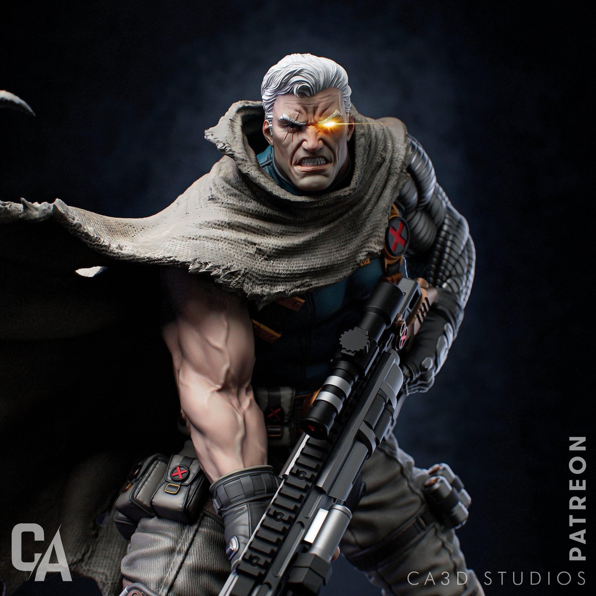 Cyborg Veteran Mutant from Future - CA3D Studios | 1/6 Scale ABS - Like Tough Resin Model | Highly Detailed Collectible Figure - Rangrez Creations