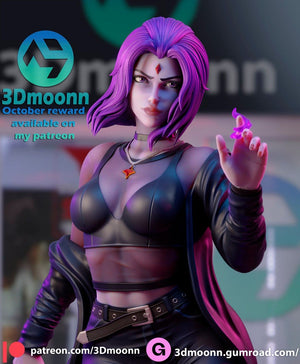 Dark Magician Superheroine - Mystical 1/6th Scale Unpainted Model Kit by 3Dmoonn - Rangrez Creations