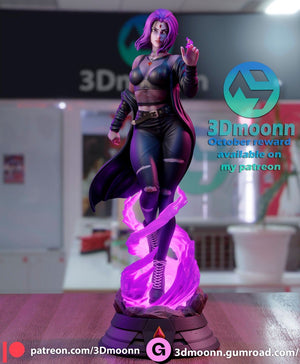 Dark Magician Superheroine - Mystical 1/6th Scale Unpainted Model Kit by 3Dmoonn - Rangrez Creations