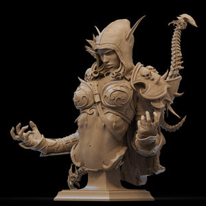 Dark Ranger Elf Horde Queen - CA3D Studios | 1/6 Scale ABS - Like Tough Resin SFW and NSFW Model kit| Highly Detailed Collectible Model Kit - Rangrez Creations