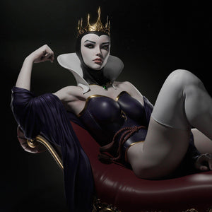 Enigmatic Evil Queen - Fairytale Majesty - CA3D Studios | 1/6 Scale ABS - Like Tough Resin SFW and NSFW Model kit | Highly Detailed Model Kit - Rangrez Creations