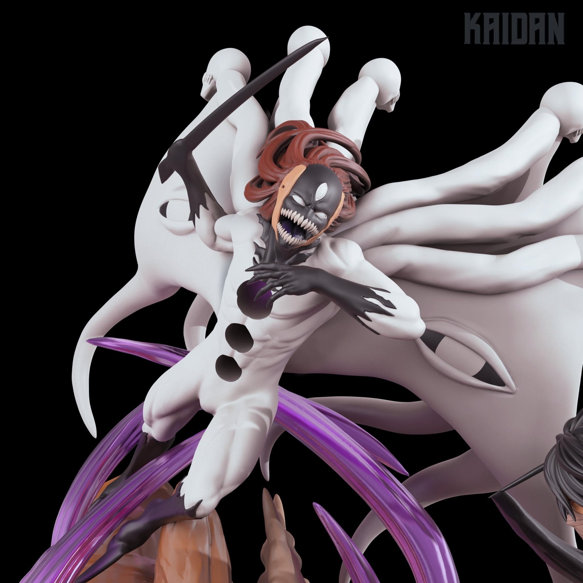 Epic Anime Diorama Hero Vs Villain Battle diorama 3D Printed Model - Tough Resin 1/6 Scale and 1/8th scale 3D Resin Model by Kaidan - Rangrez Creations