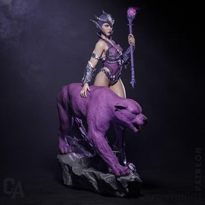 Evil Witch Supervillainess - CA3D Studios | 1/6 Scale ABS - Like Tough Resin SFW and NSFW Model kit| Highly Detailed Collectible Model Kit - Rangrez Creations