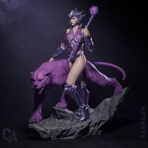 Evil Witch Supervillainess - CA3D Studios | 1/6 Scale ABS - Like Tough Resin SFW and NSFW Model kit| Highly Detailed Collectible Model Kit - Rangrez Creations