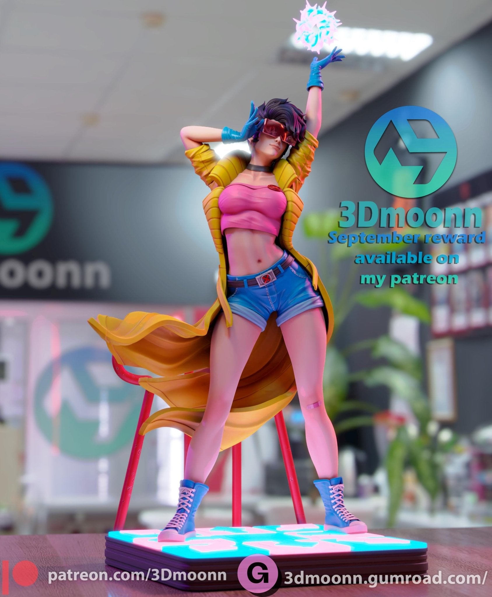 explosive energy Female Mutant Warrior - Tough Resin 1/6 Scale 3D Resin Model by 3dmoonn - RangrezModels - Rangrez Creations