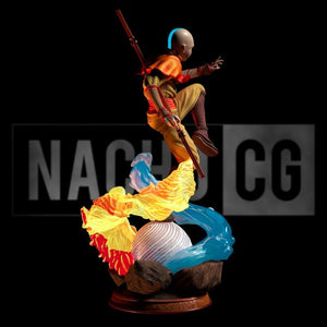 Fan Art Aang from AVATAR Statue by NachoCG - 1:8 Scale, 11 Inches Tall | Tough Resin - Rangrez Creations