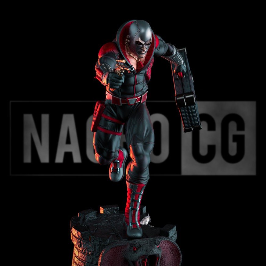 Fan Art Destro from GI Joe Statue by NachoCG - 1:8 Scale, 11.8 Inches Tall | Elegoo Tough Resin - Rangrez Creations