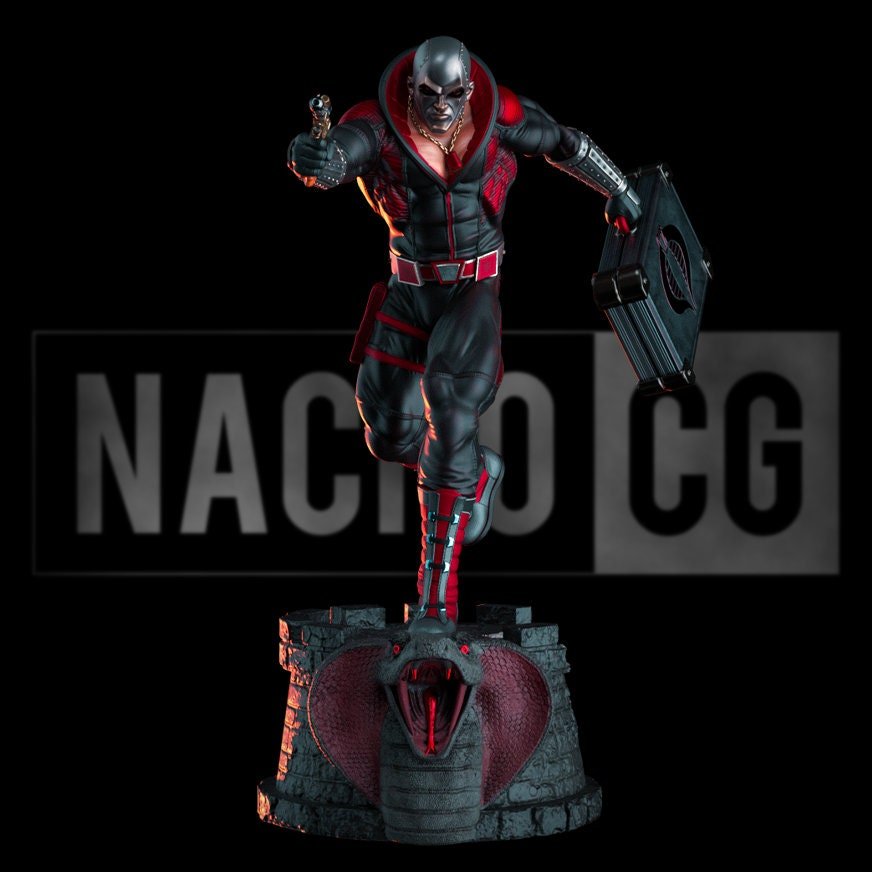 Fan Art Destro from GI Joe Statue by NachoCG - 1:8 Scale, 11.8 Inches Tall | Elegoo Tough Resin - Rangrez Creations