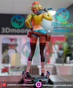 Fantasy Mechanic Figure by 3Dmoonn - 1/6 Scale Unpainted 3D Printed Model with Custom Base - Rangrez Creations - Rangrez Creations