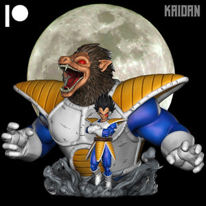 Full Moon Classic Anime Alien Warrior Veg 3D Printed Model - Tough Resin 1/6 Scale and 1/8th scale 3D Resin Model by Kaidan - RangrezModels - Rangrez Creations