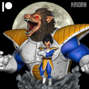 Full Moon Classic Anime Alien Warrior Veg 3D Printed Model - Tough Resin 1/6 Scale and 1/8th scale 3D Resin Model by Kaidan - RangrezModels - Rangrez Creations