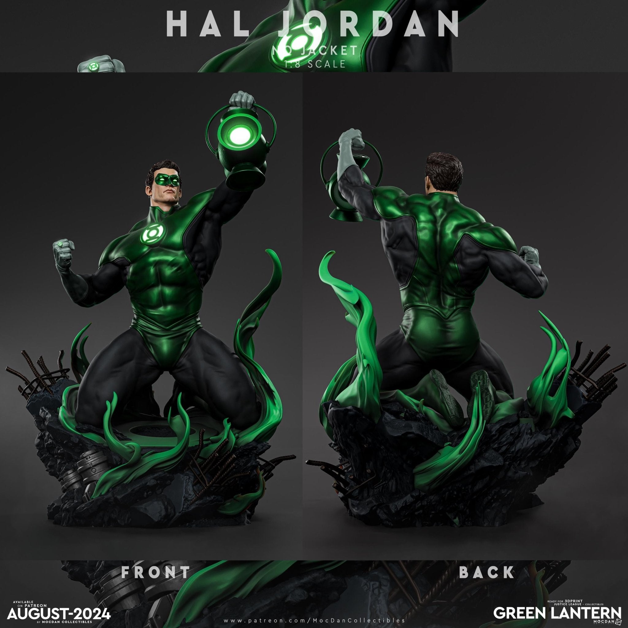 Galactic Protectors - Hal and parallax - Tough Resin 1/6 Scale and 1/8th scale 3D Resin Model by MocDan Collectibles - RangrezModels - Rangrez Creations