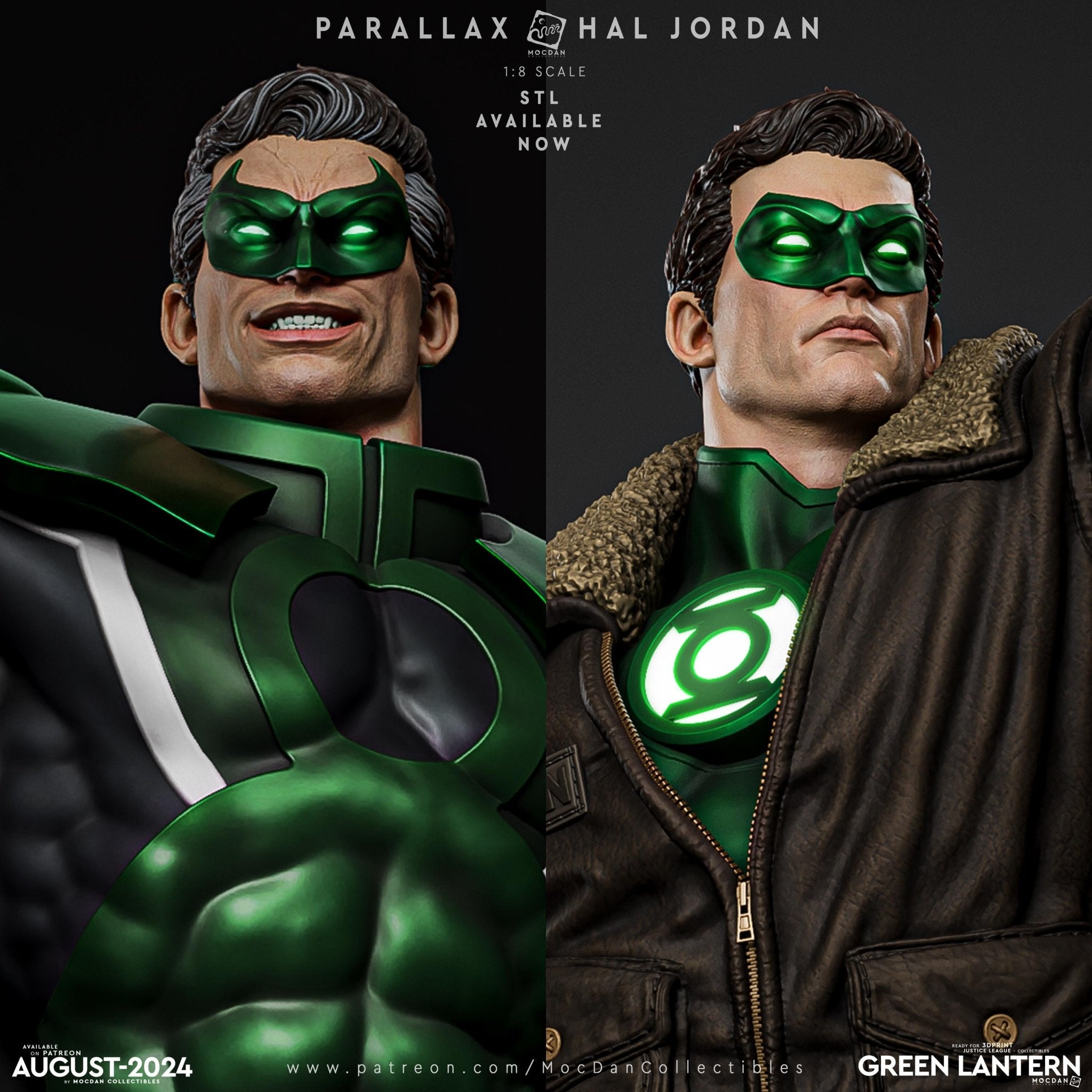 Galactic Protectors - Hal and parallax - Tough Resin 1/6 Scale and 1/8th scale 3D Resin Model by MocDan Collectibles - RangrezModels - Rangrez Creations