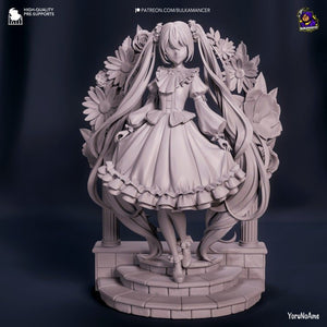 Hitsune Miku: The Maiden of the Tree - 1/8 Scale - High - Quality Tough Resin - Model Kit Fanart - Bulkamancer - Rangrez Creations