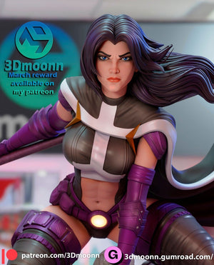 Huntress by 3Dmoonn - 1/6 Scale Unpainted 3D Printed Figure with Custom Base - Rangrez Creations - Rangrez Creations