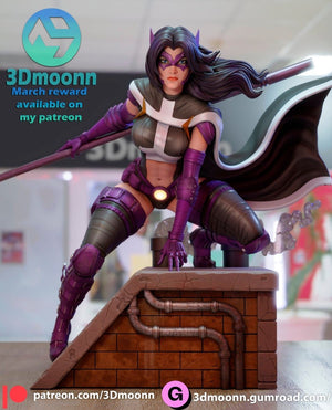 Huntress by 3Dmoonn - 1/6 Scale Unpainted 3D Printed Figure with Custom Base - Rangrez Creations - Rangrez Creations